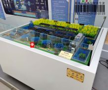 數(shù)字養(yǎng)殖沙盤模型，稻魚共生沙盤模型，數(shù)字漁業(yè)沙盤模型 